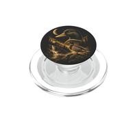 Canard colvert Vintage Croissant de Lune forêt Faune PopSockets PopGrip pour MagSafe