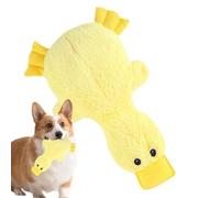 Canard couineur à mâcher pour chien | Jouet à mâcher interactif pour chiens de petite, moyenne et grande taille pour tirer et mordre pour un abri, un jardin