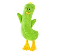 Canard couineur pour chien, jouet en peluche pour chiots, animal en peluche à mâcher, jouet de dentition pour jouer, entraînement, extérieur, maison, voyage, plaisir au coucher