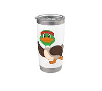 Canard Coureur Course Sport Gobelet isotherme en acier inoxydable double paroi