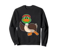 Canard Coureur Course Sport Sweatshirt
