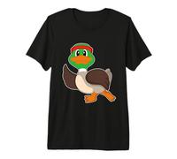 Canard Coureur Course Sport T-Shirt Haut de Gamme
