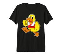 Canard Coureur Course Sport T-Shirt Haut de Gamme