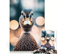 Canard Curieux Puzzle de 1000 pièces pour Adolescents, Jeu de logique et de détente, découpe précise, Cadeau Artistique (50x75cm)