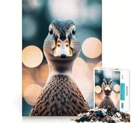 Canard Curieux Puzzle de 1000 pièces pour Adolescents, Jeu de logique et de détente, découpe précise, Cadeau Artistique (50x75cm)