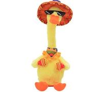 Canard Dansant Qui Bouge, Jouet Avec Lunettes De Soleil Et Chapeau, Peluche Chantante De Style Mexicain Avec Éclairage Et Enregistrement Pour Les Tout-Petits