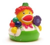 Canard de Bain Clown | Canard de Plastique | Bath Duck | Duckshop | Rubber Duck | L: 8 cm
