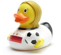 Canard de bain de football allemand I Cietscheentchen I L 8,5 cm I avec porte-clés de bain inclus