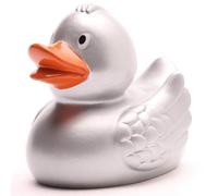 Canard de bain Duckshop - Argenté - Longueur : 8 cm8 cm.
