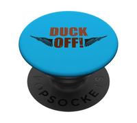 Canard de Chasse drôle Sarcastique Amateur de Chasseurs sarcastiques PopSockets PopGrip Adhésif