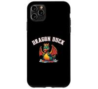 Canard de croisière Dragon Canard Cool Écailles Ailes et Cornes Fun Coque pour iPhone 11 Pro Max