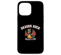 Canard de croisière Dragon Canard Cool Écailles Ailes et Cornes Fun Coque pour iPhone 13 Pro Max