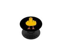 Canard de Dessin animé Coquin avec Regard provoquant Sarcasme drôle PopSockets PopGrip Adhésif