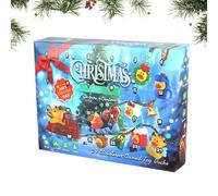 Canard de Noël, 24 jours de Noël, compte à rebours de Noël, ensemble de jouets de canards | Idées cadeaux pour voyage, école, maison, jouets de bain pour filles et