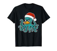 Canard de Noël, Kraken, tête de Canard drôle Pieuvre T-Shirt