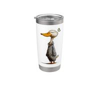 Canard de somnambulisme amusant en pyjama Gobelet isotherme en acier inoxydable double paroi