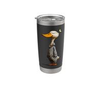 Canard de somnambulisme amusant en pyjama Gobelet isotherme en acier inoxydable double paroi