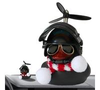 Canard De Tableau De Bord De Noël - Canard En Caoutchouc De Noël Pour Voiture | Décorations De Tableau De Bord De Voiture De Canard Pour La Décoration De Noël Et Les Décorations Pour La Maison Avec Mi