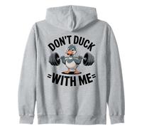 Canard d'haltérophilie Amusant Don't Duck with Me Sweat à Capuche