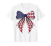 Canard d'oie 4 juillet Drapeau américain Coquette patriotique T-Shirt