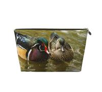 Canard Domestique imprimé, Trousse de Maquillage Trousse à cosmétiques Trousse de Toilette de Voyage Portable Pochette de Toilette