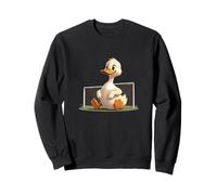 Canard Doux avec But de Football Sweatshirt