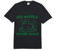 Canard Drôle Big Waddle Bigger Quack Fan Canards Comfort Colors Adult Heavyweight T-Shirt