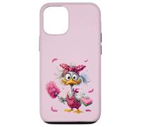 Canard drôle ménage Femme de ménage Femmes au Foyer Coque pour iPhone 12/12 Pro