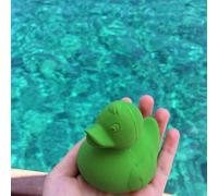 Canard Elvis Vert Latex D'hévéa - Oli & Carol