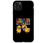 Canard en Caoutchouc avec Inscription « I Teach The Sweetest Duckies » Coque pour iPhone 11 Pro Max