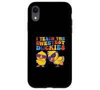 Canard en Caoutchouc avec Inscription « I Teach The Sweetest Duckies » Coque pour iPhone XR