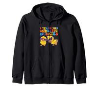 Canard en Caoutchouc avec Inscription « I Teach The Sweetest Duckies » Sweat à Capuche