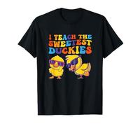 Canard en Caoutchouc avec Inscription « I Teach The Sweetest Duckies » T-Shirt