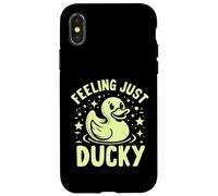 Canard en Caoutchouc Feeling Just Ducky Coque pour iPhone X/XS