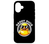 Canard en Caoutchouc Humoristique avec Inscription « Daddy Duck Dad I Love Ducks » Coque pour iPhone 16