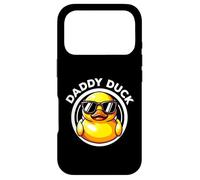 Canard en Caoutchouc Humoristique avec Inscription « Daddy Duck Dad I Love Ducks » Coque pour iPhone 17 Pro