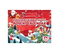 Canard en caoutchouc l'Avent - Calendrier l'Avent - Ensemble compte à rebours Noël 24 jours, collection canards en caoutchouc vacances, jouets festifs l'heure du bain | Le réveillon Noël quotidien