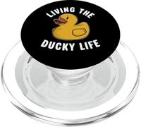 Canard en Caoutchouc Living The Ducky Life PopSockets PopGrip pour MagSafe