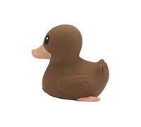 Canard en caoutchouc naturel mini kawan marron TU