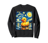 Canard en Caoutchouc Nuit étoilée - Canard Amateur de Canard en Caoutchouc Sweatshirt