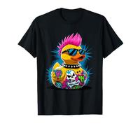 Canard en caoutchouc Punk Duck - Punk Rocker T-Shirt