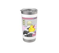 Canard en caoutchouc Surf Great Wave Kawaii Vaporwave Anime Gobelet isotherme en acier inoxydable double paroi