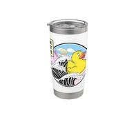 Canard en caoutchouc Surf Great Waves Anime Kawaii Esthétique Gobelet isotherme en acier inoxydable double paroi