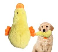 Canard en peluche couineur - Résistant à l'eau - Petit canard en peluche de qualité supérieure pour chiens - Jouet à mâcher pour les familles et les amoureux des animaux