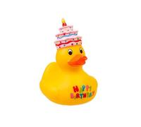 Out Of The Blue – Canard en plastique Happy Birthday pour le bain – Jaune