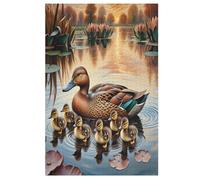 Canard Family Puzzles Adultes 1000 Pièces Puzzle Adulte Jeu ÉduChatif Challenge Toy en Bois pour EnfFourmis 78×53cm