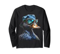 Canard Fanatsy Pixel Animal Art Graphic Motif Canard Manche Longue