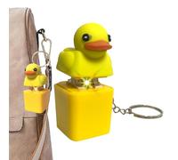 Canard Fidget Toy - Quacking Keyboard Button Keycaps | Anti-Stress sensoriel pour Femmes et Hommes | Clicker de Clavier coloré | Jouet de dextérité Amusant pour Le Bureau, la Maison, Les