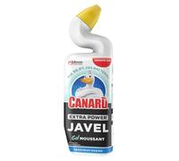 CANARD - Gel WC Extra Power Javel Moussant à la Fraîcheur Marine, Nettoyage Efficace (750 mL) - Le lot de 4