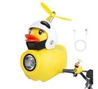 Canard Guidon de Moto,klaxon de Canard | klaxon de Canard,klaxon de Canard Mignon, klaxon de Canard Moto avec hélice et lumière pour Adultes Cyclisme extérieur